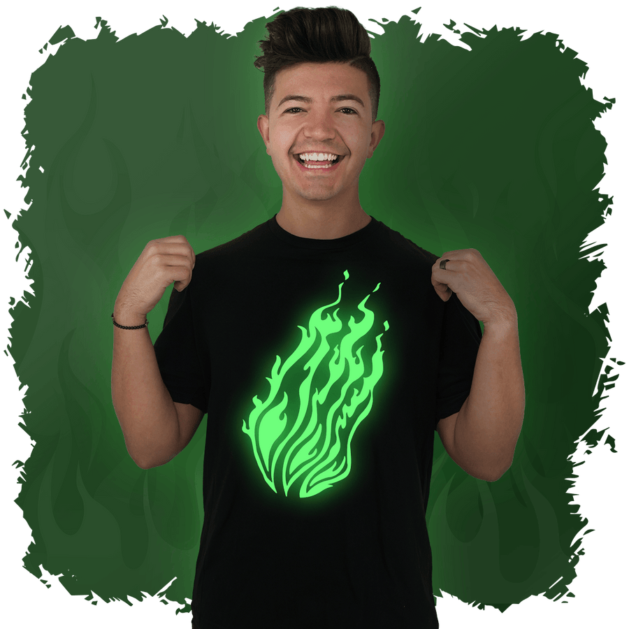 Glow Tee - Fire Merch