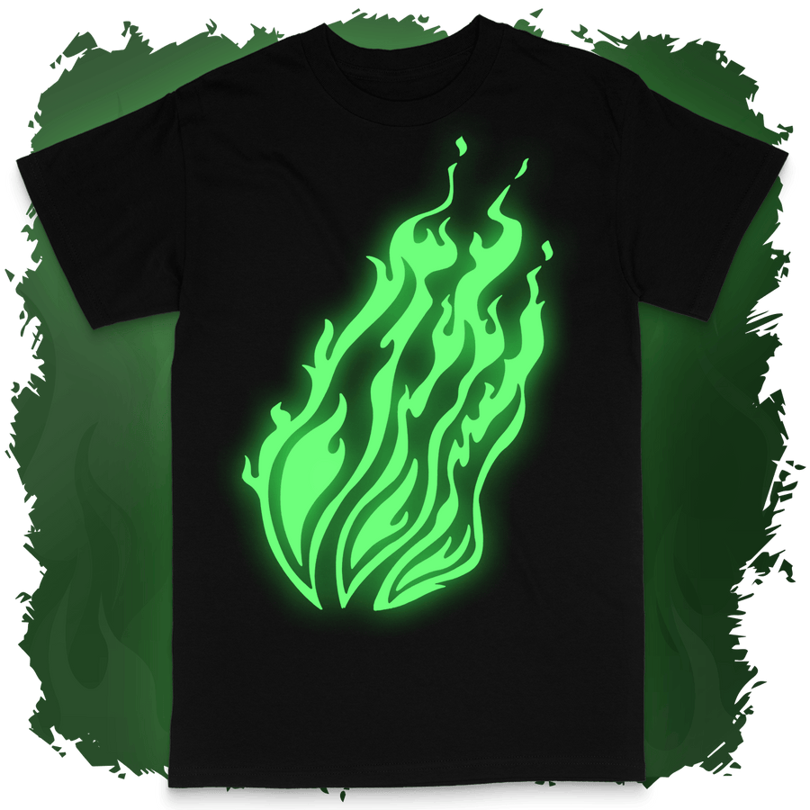 Glow Tee - Fire Merch