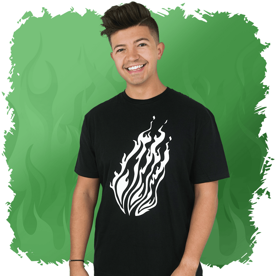 Glow Tee - Fire Merch